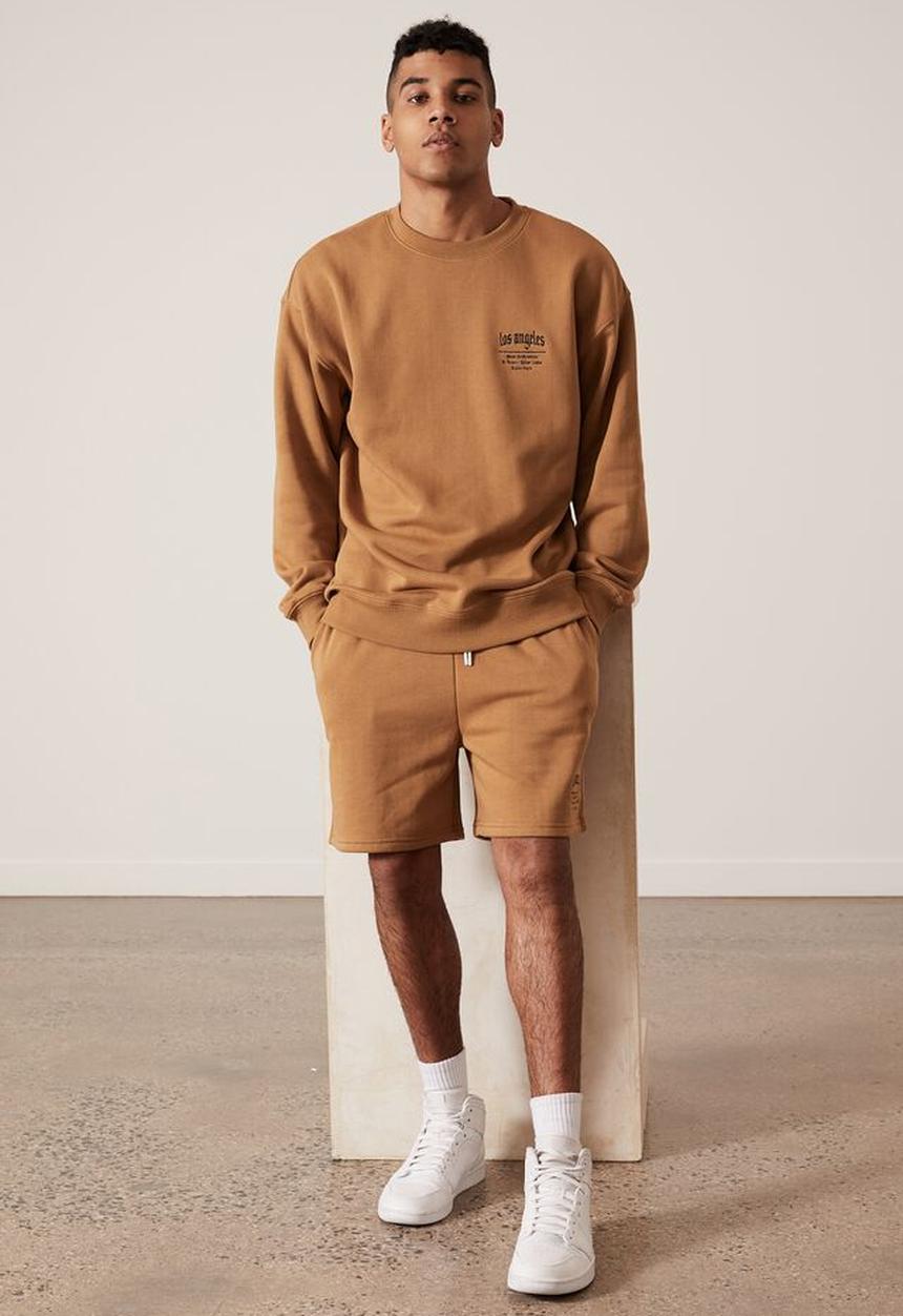 Factorie - Elite oversized crew - tan
