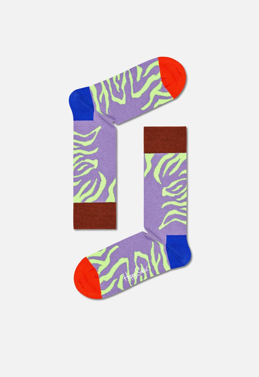 Happy Socks - 2-pack tiger rave socks gift set - multi