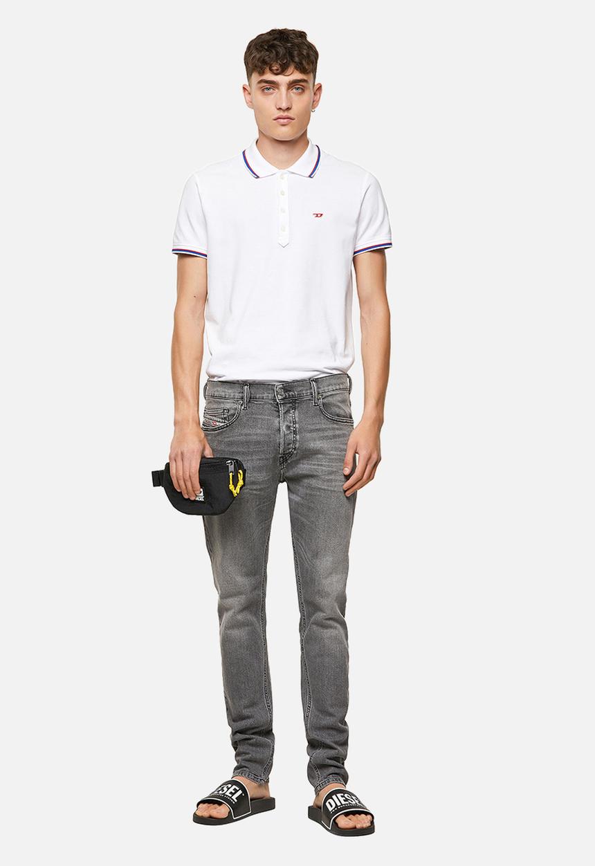 Diesel  - D-luster slim fit 5 pocket jeans - grey