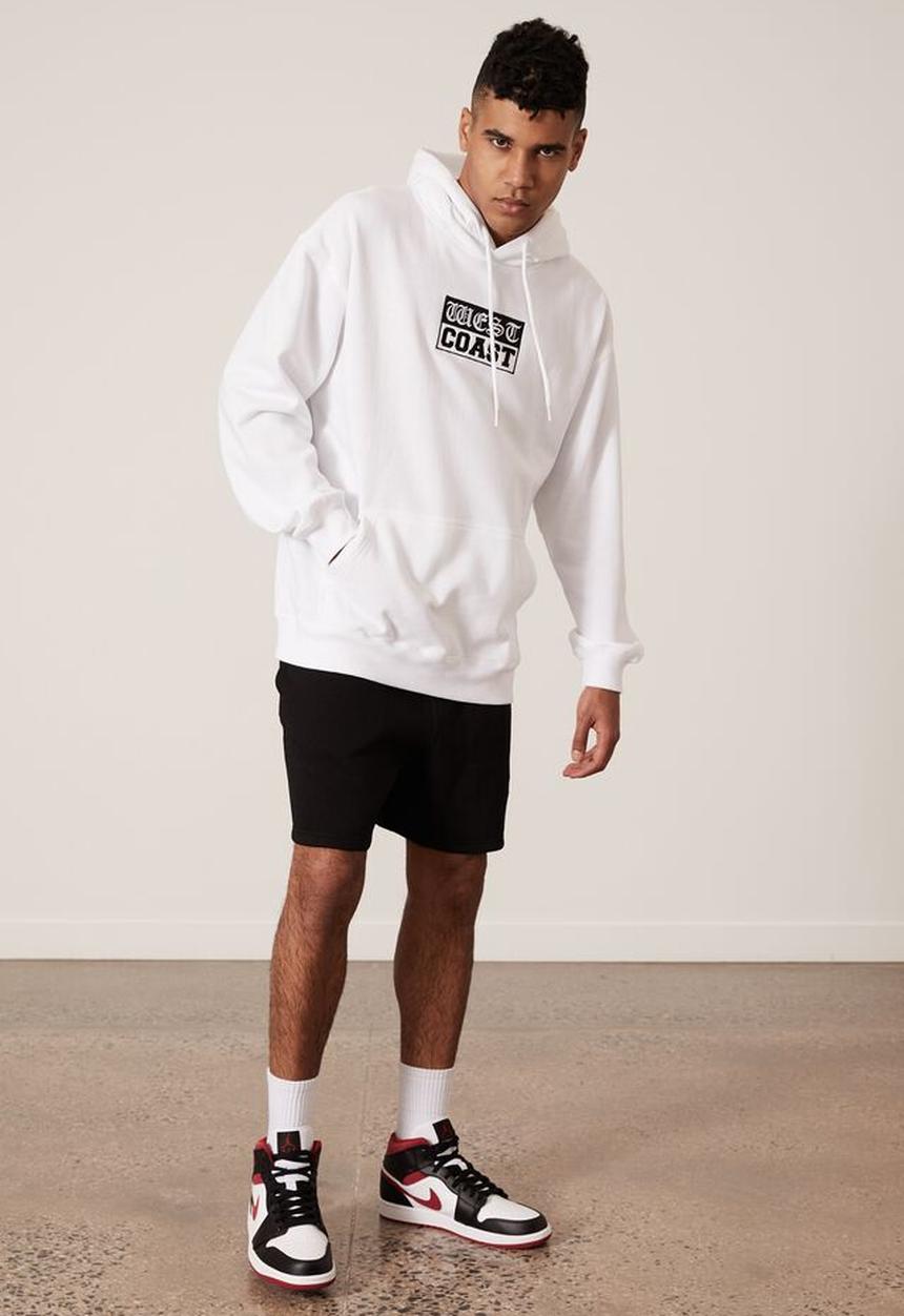 Factorie - Oversized graphic hoodie - white