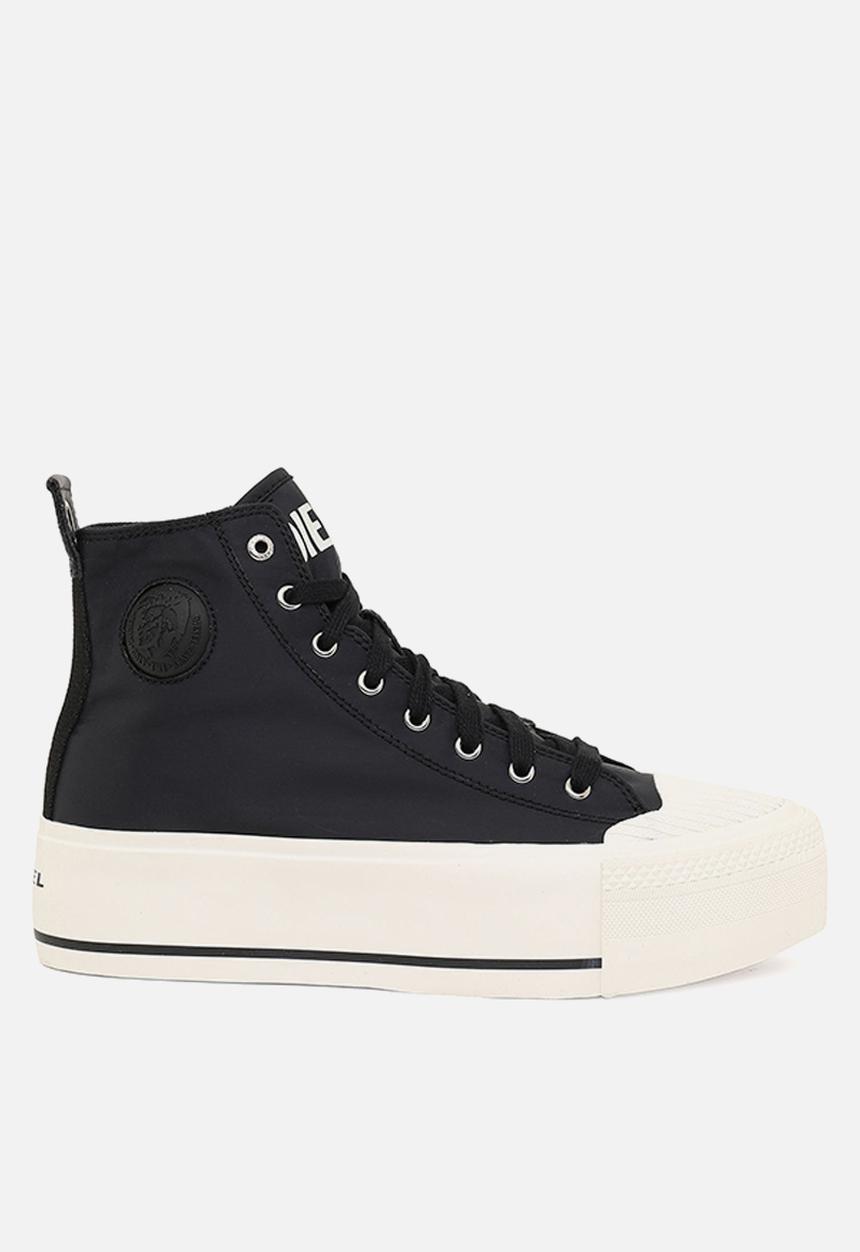 Diesel  - Astico s-astico mc wedge sneakers - black