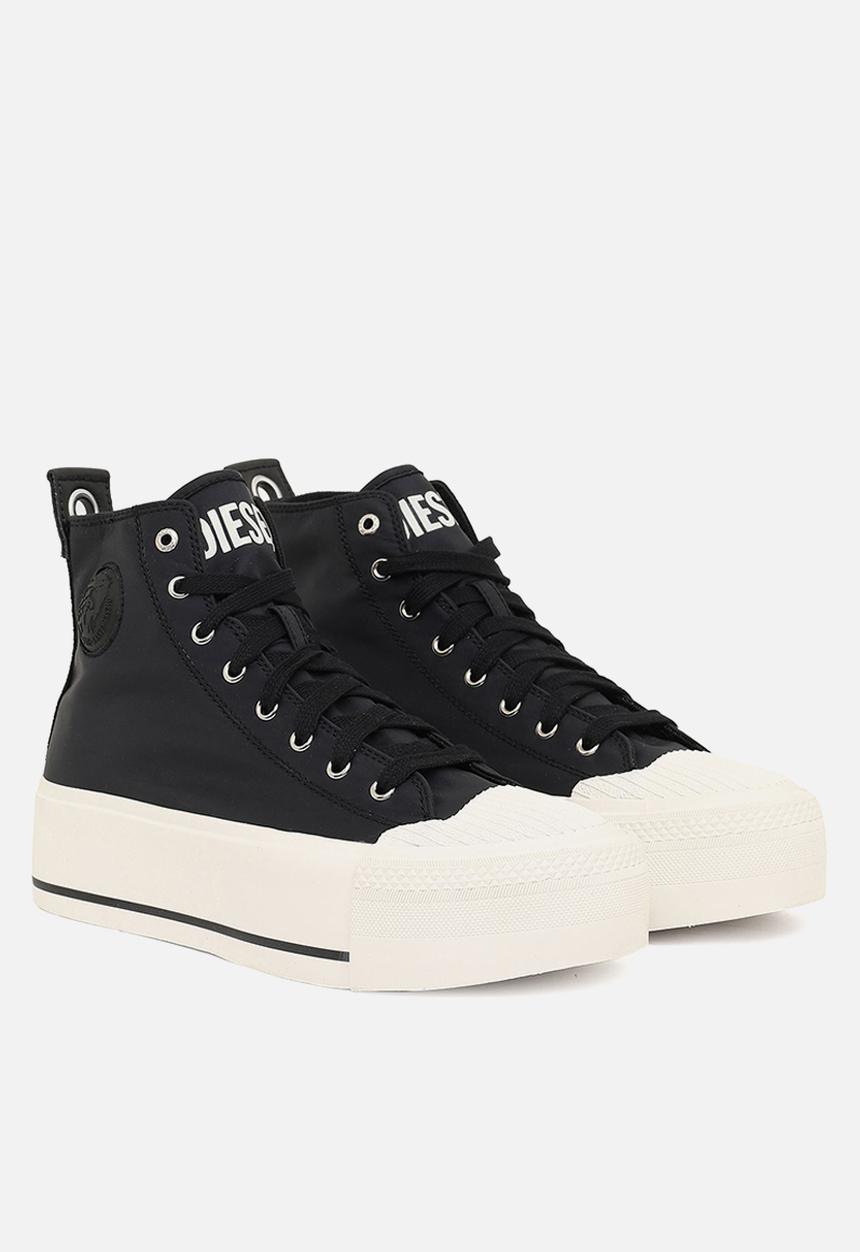Diesel  - Astico s-astico mc wedge sneakers - black