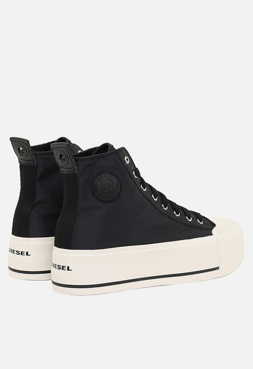 Diesel  - Astico s-astico mc wedge sneakers - black