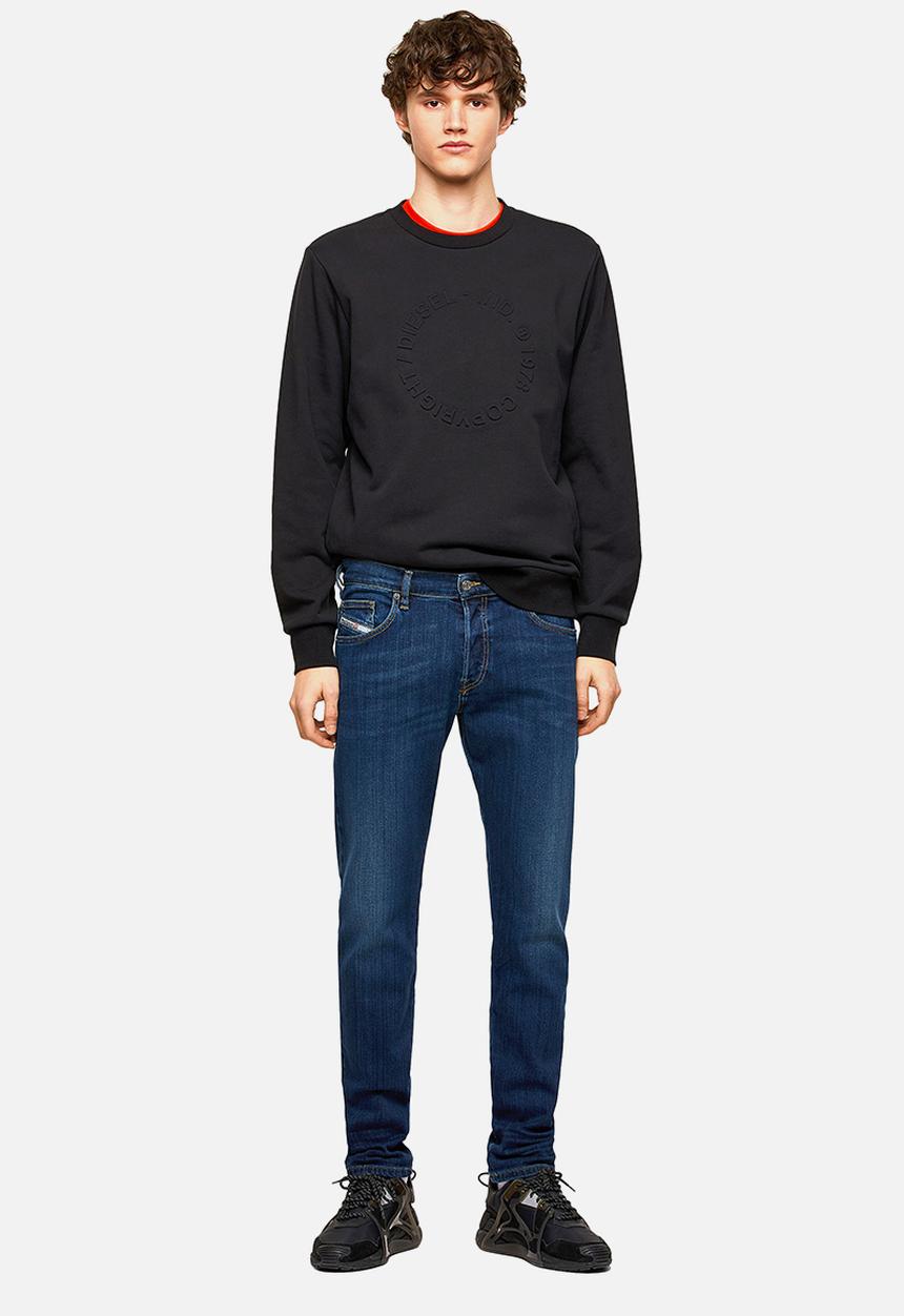 Diesel  - D-yennox tapered jeans - dark wash blue