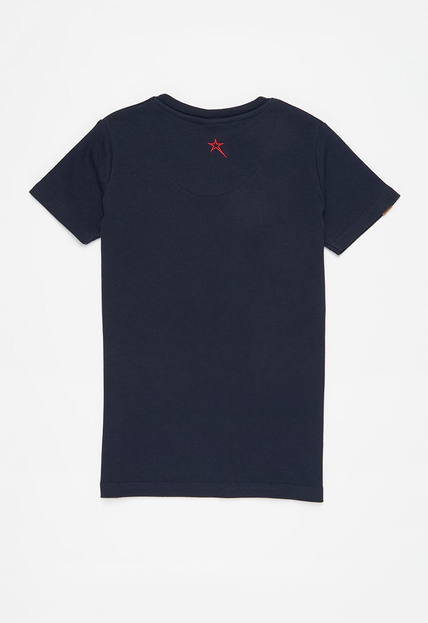 SOVIET - B hull short sleeve muscle tee - navy