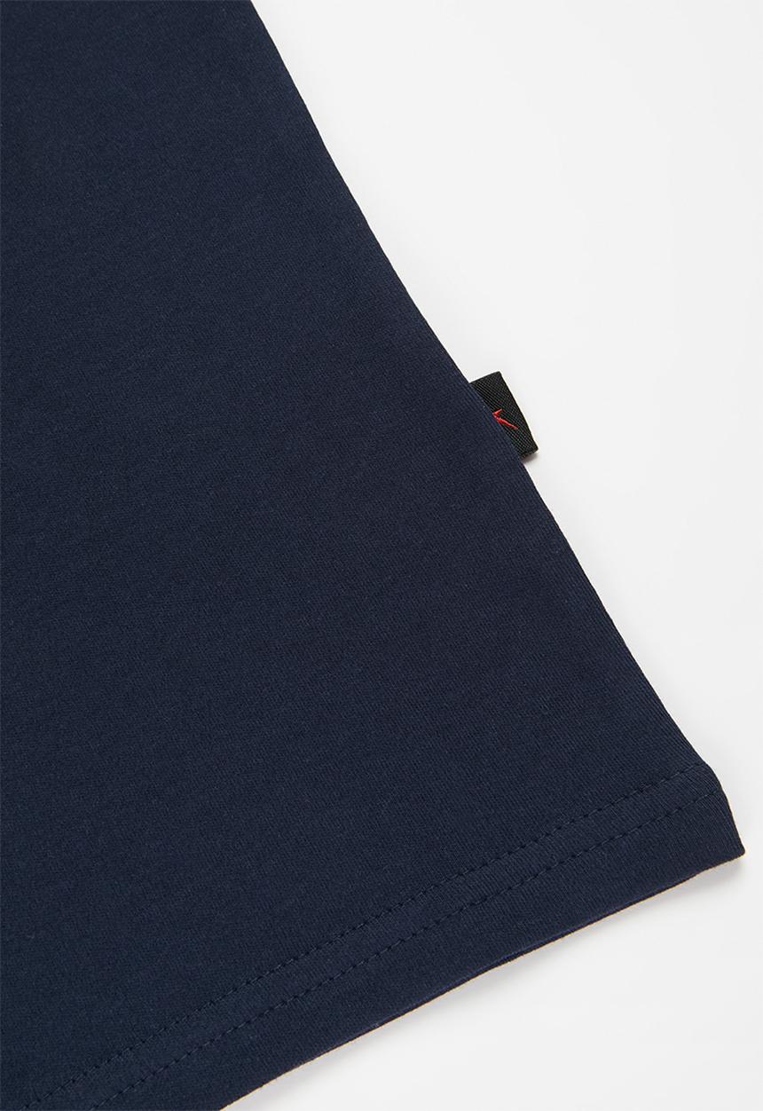 SOVIET - B hull short sleeve muscle tee - navy