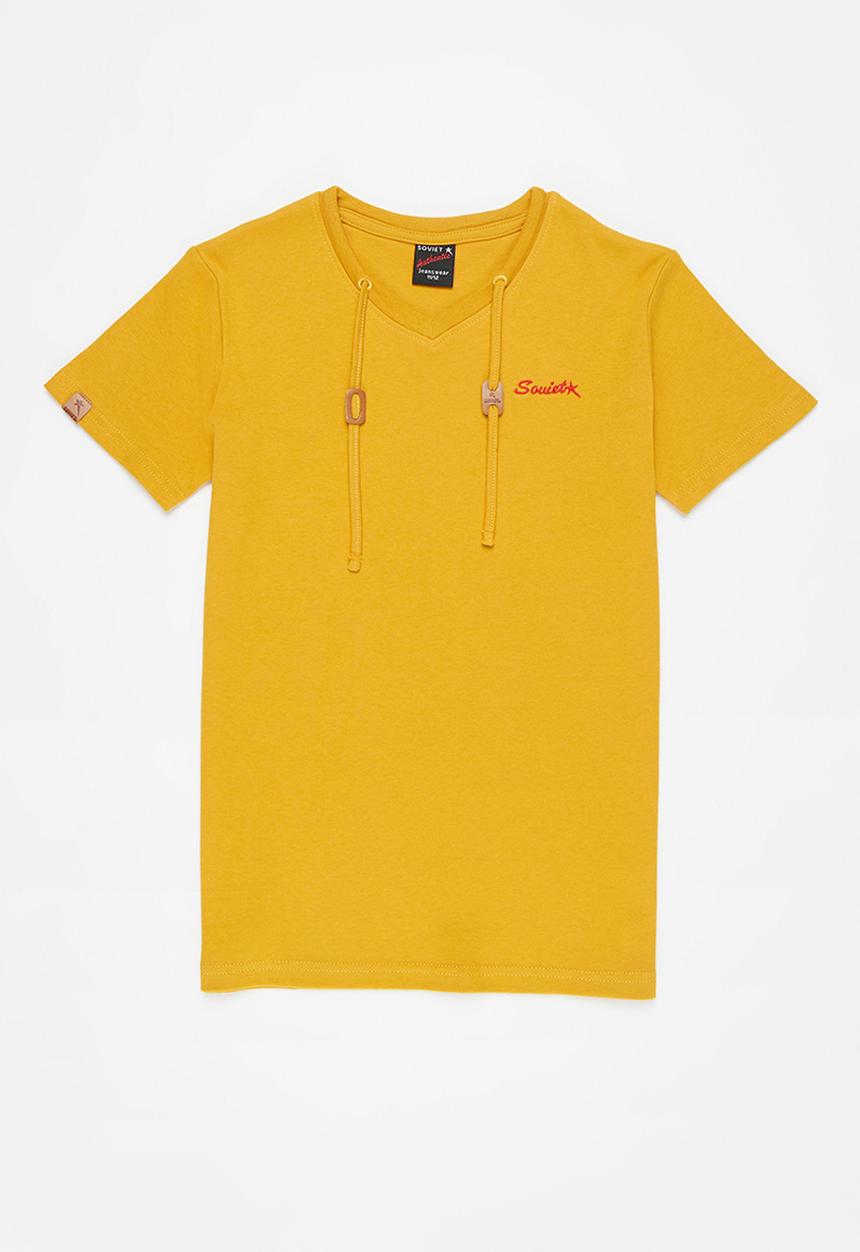 SOVIET - B hull short sleeve muscle tee - new mustard