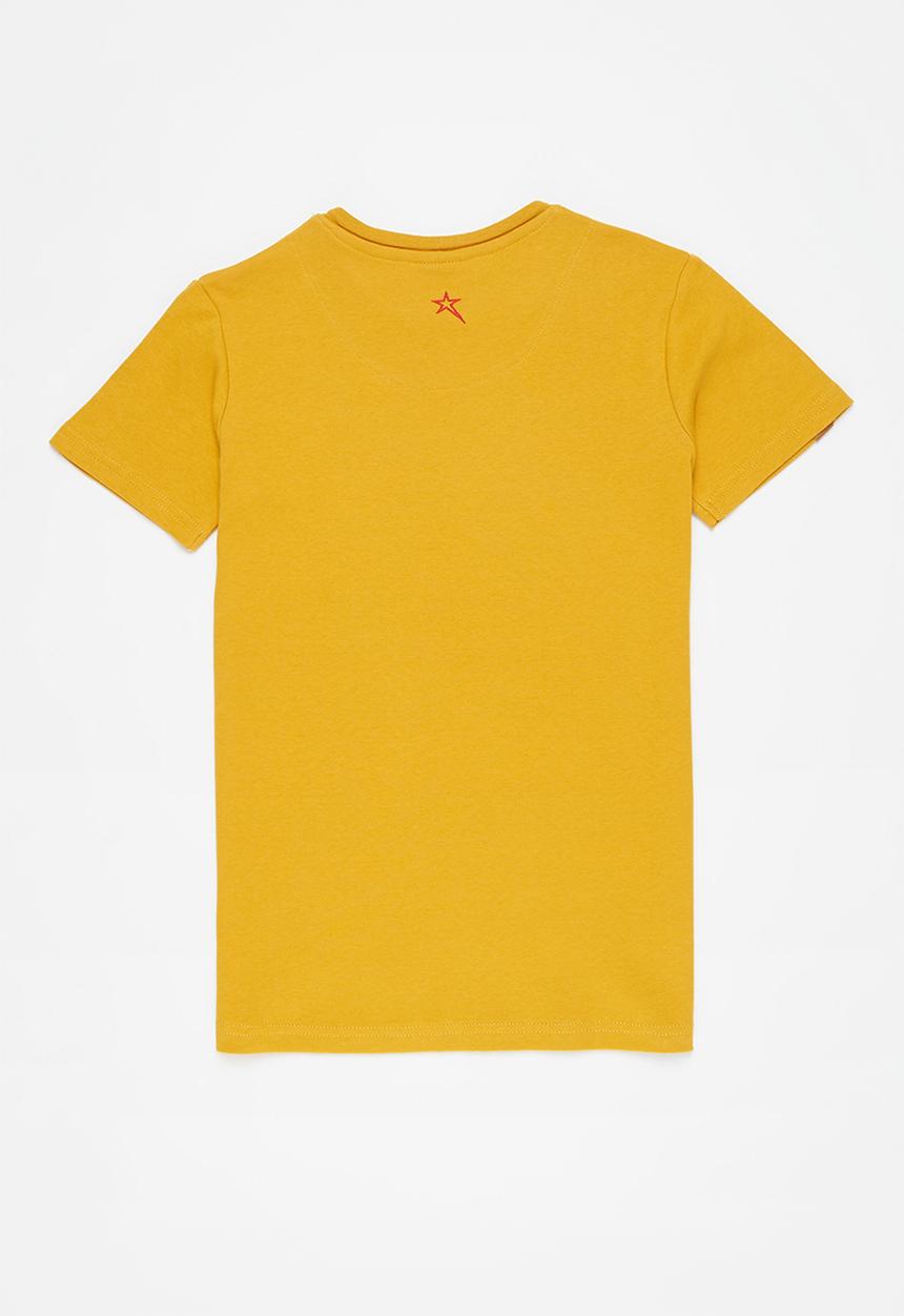 SOVIET - B hull short sleeve muscle tee - new mustard