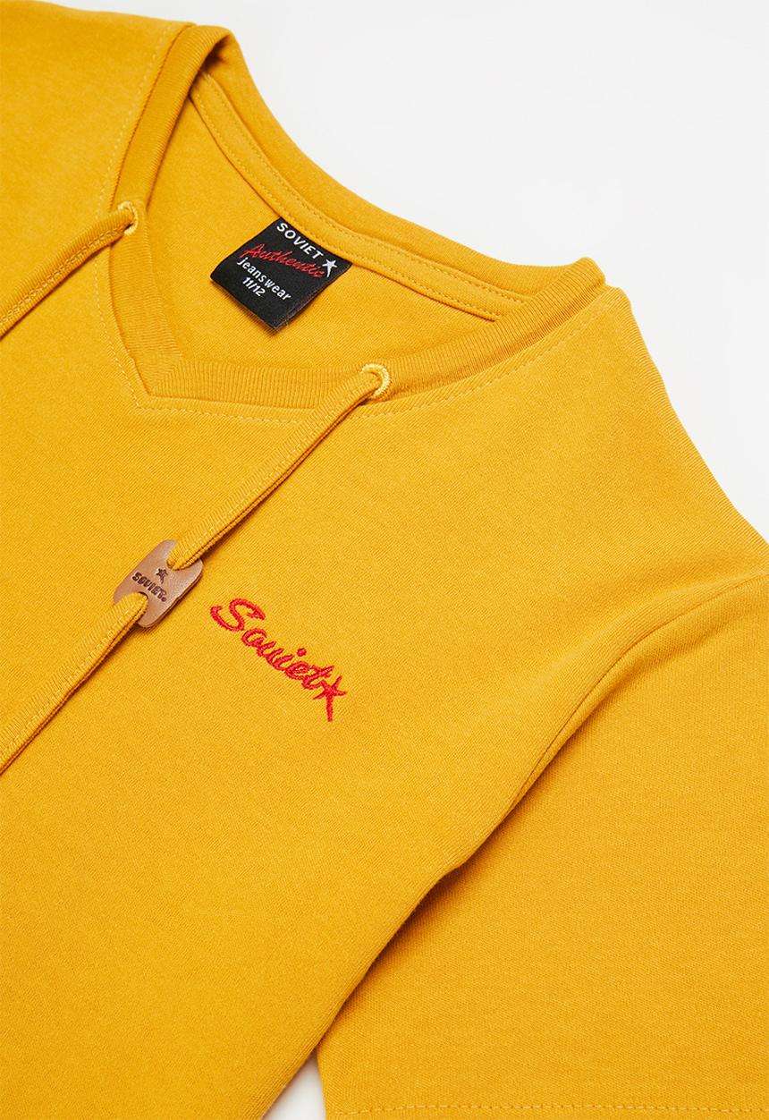 SOVIET - B hull short sleeve muscle tee - new mustard
