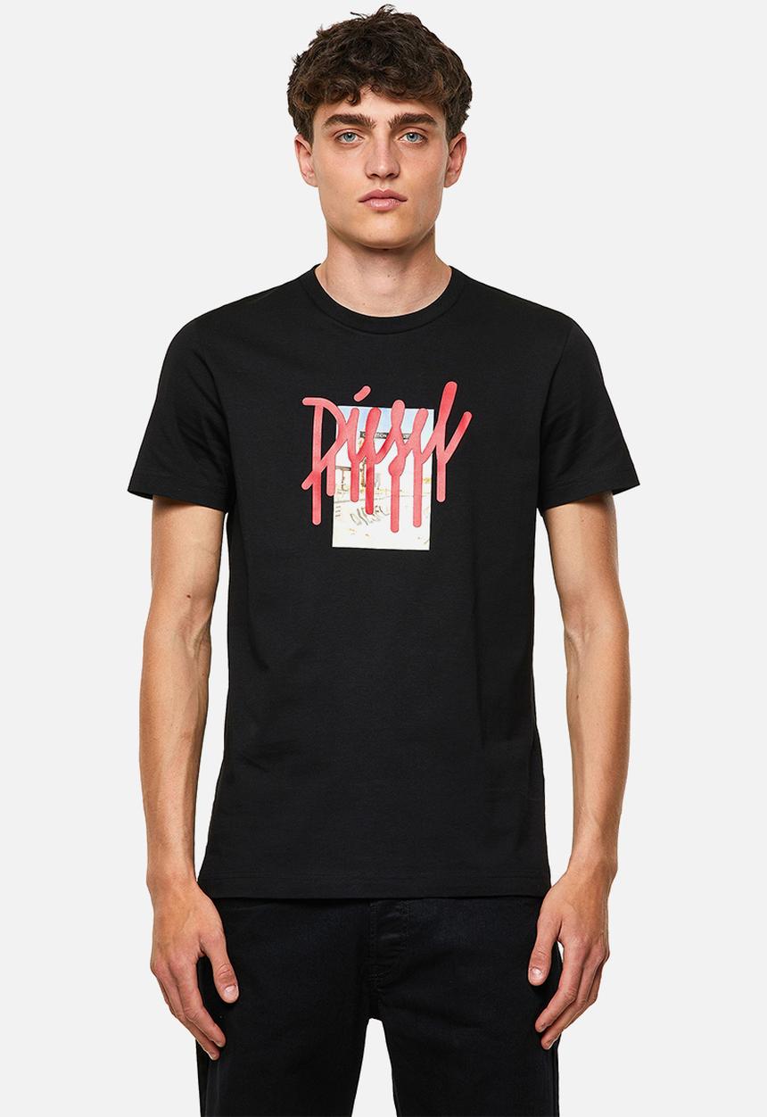 Diesel  - T-diegos-b9 tee - black