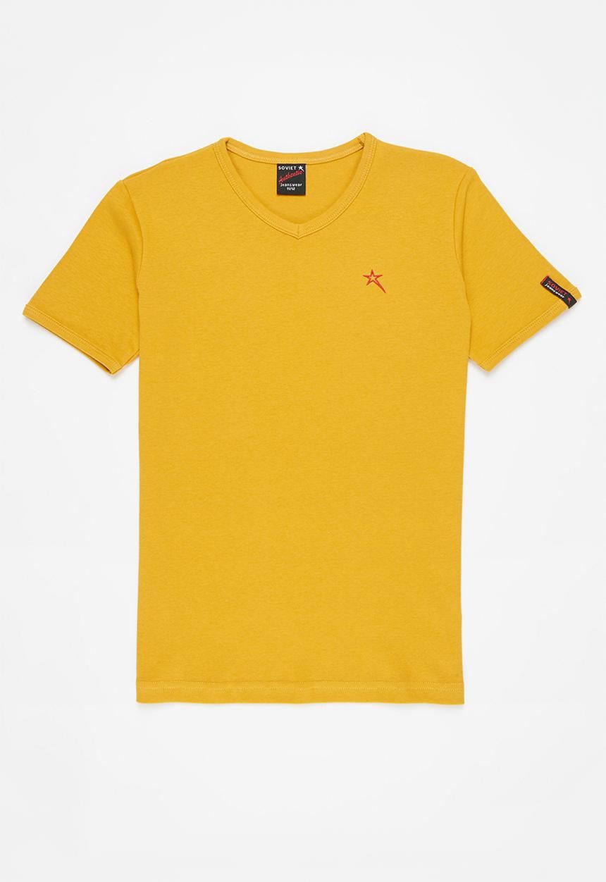 SOVIET - B bolt evo short sleeve muscle tee - new mustard