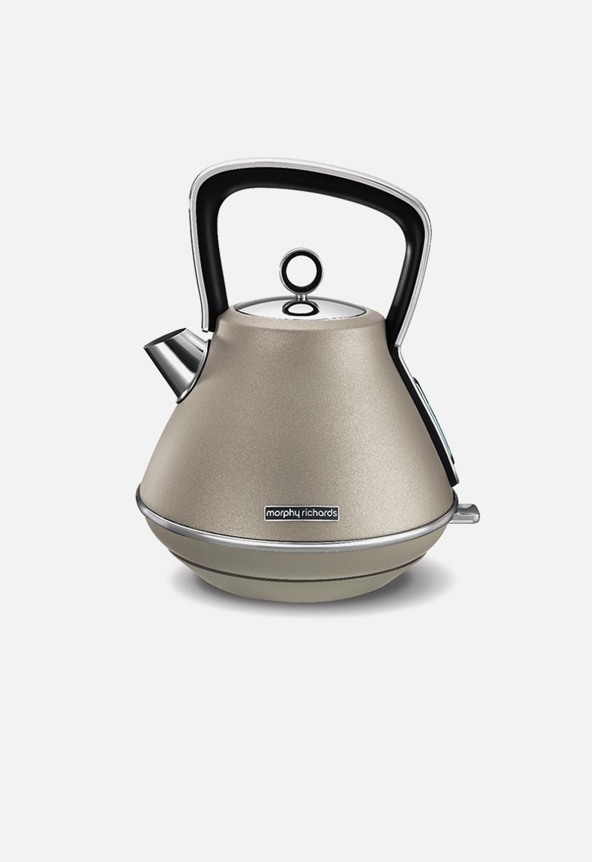 Morphy Richards - Evoke cordless stainless steel kettle - platinum