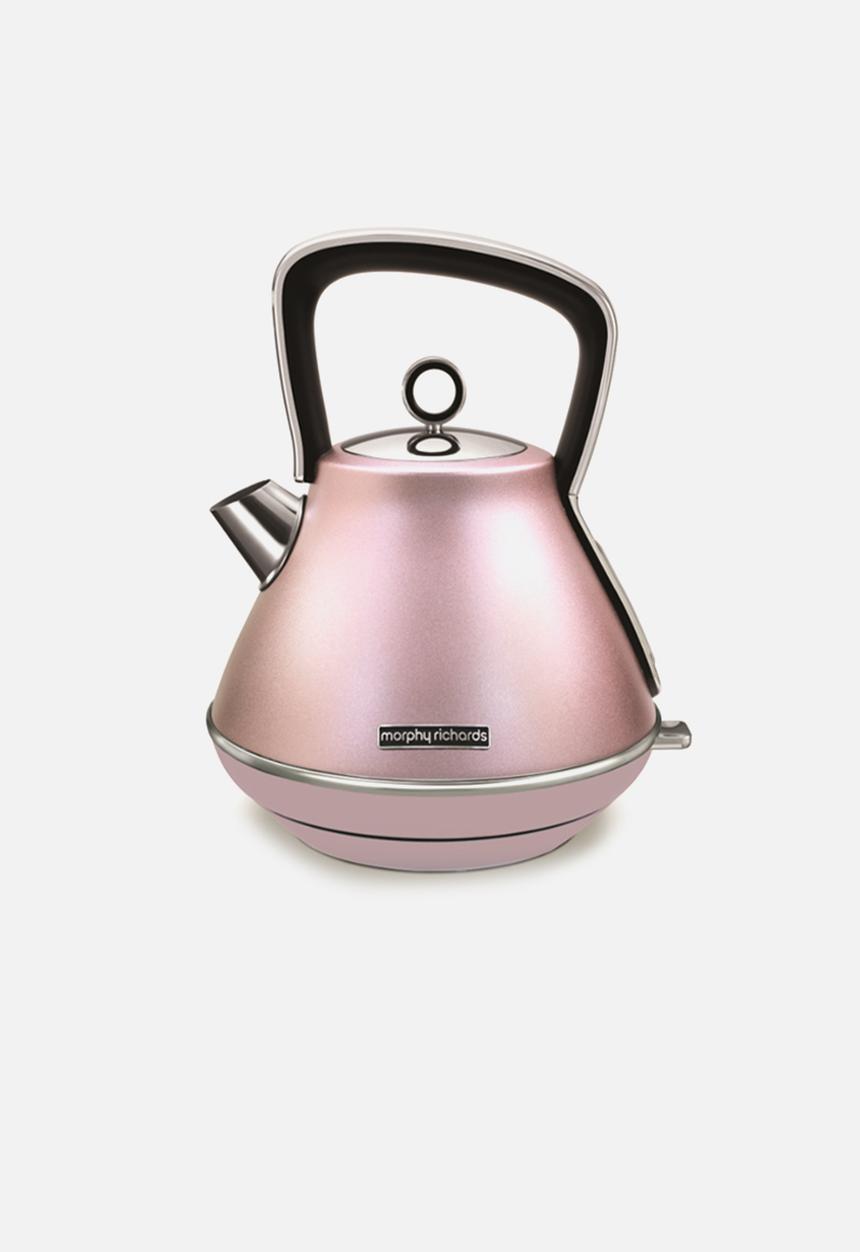 Morphy Richards - Evoke cordless stainless steel kettle - pink