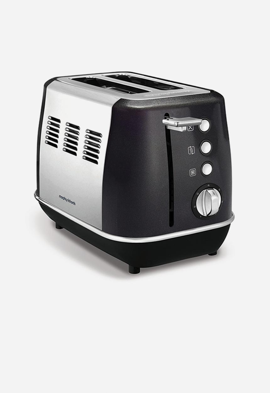 Morphy Richards - Evoke 2 slice stainless steel toaster - black