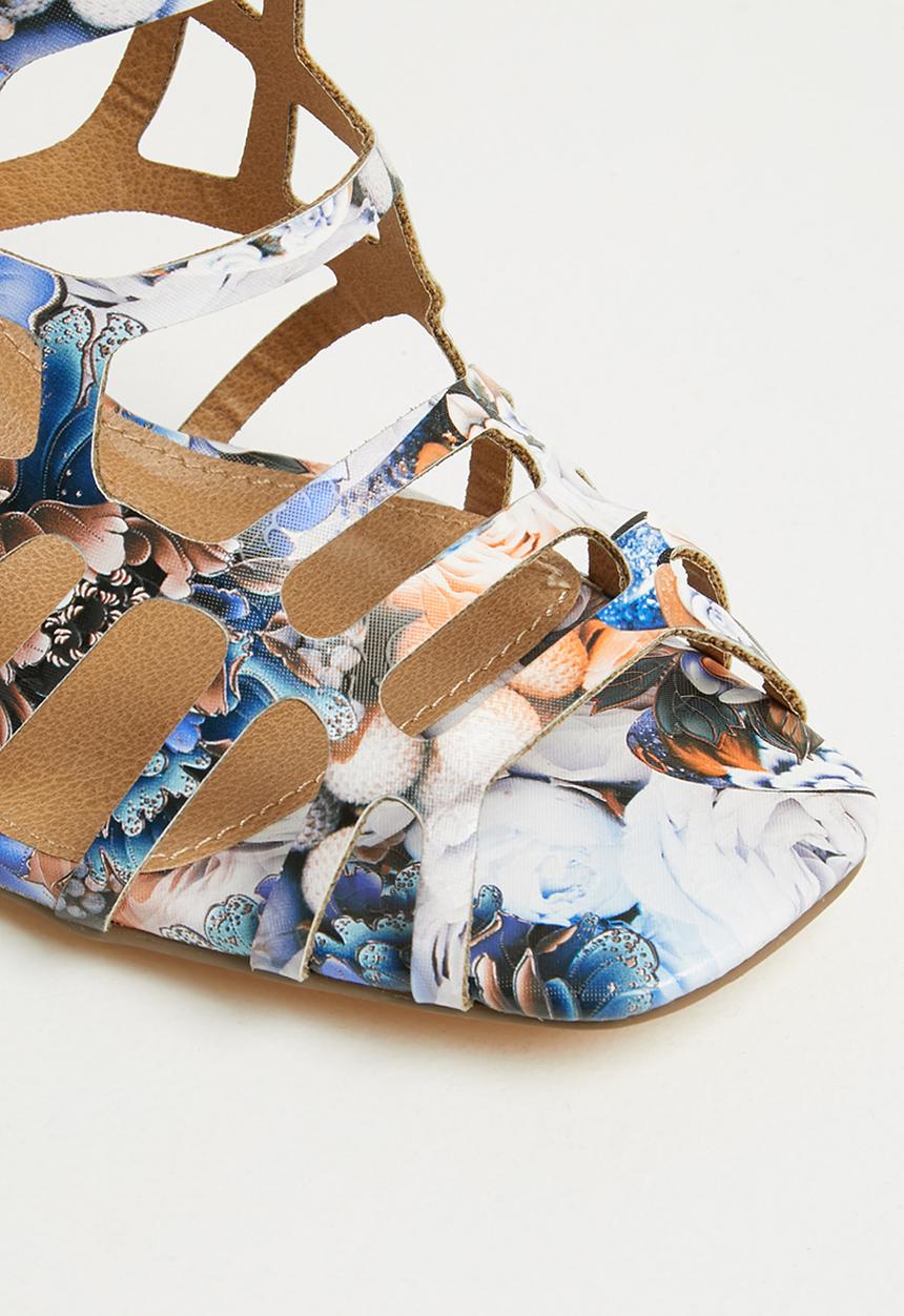 Madison® - Bronte laser cut block heel - multi 