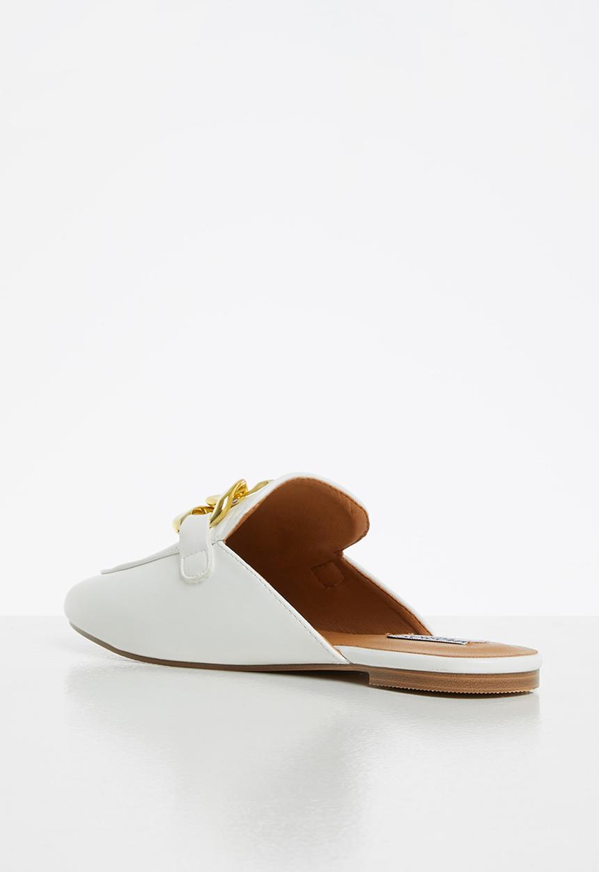 Madison® - Jennifer chain mule - white