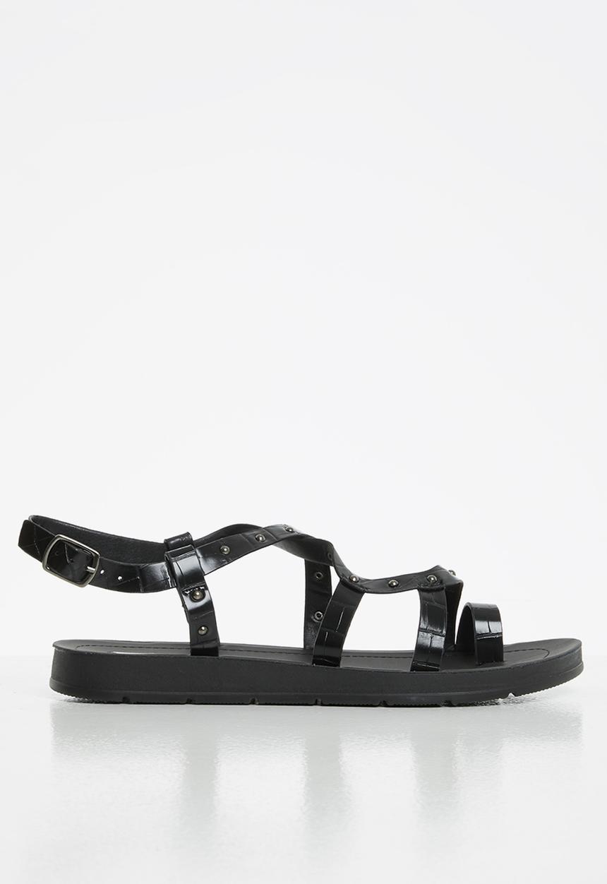 Madison® - Caryn toe post sandal - black