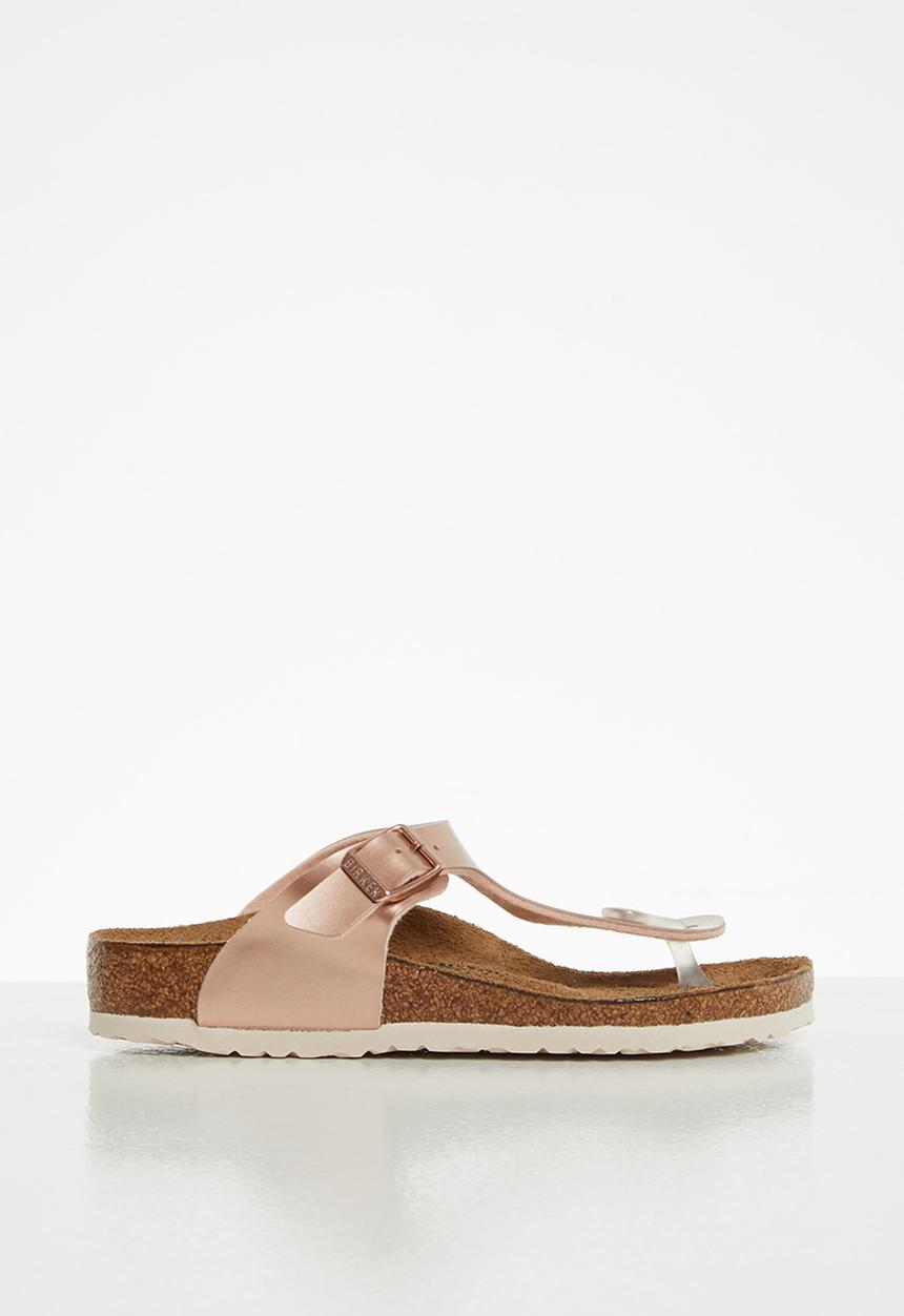 Birkenstock - Gizeh kids birko-flor - electric metallic copper