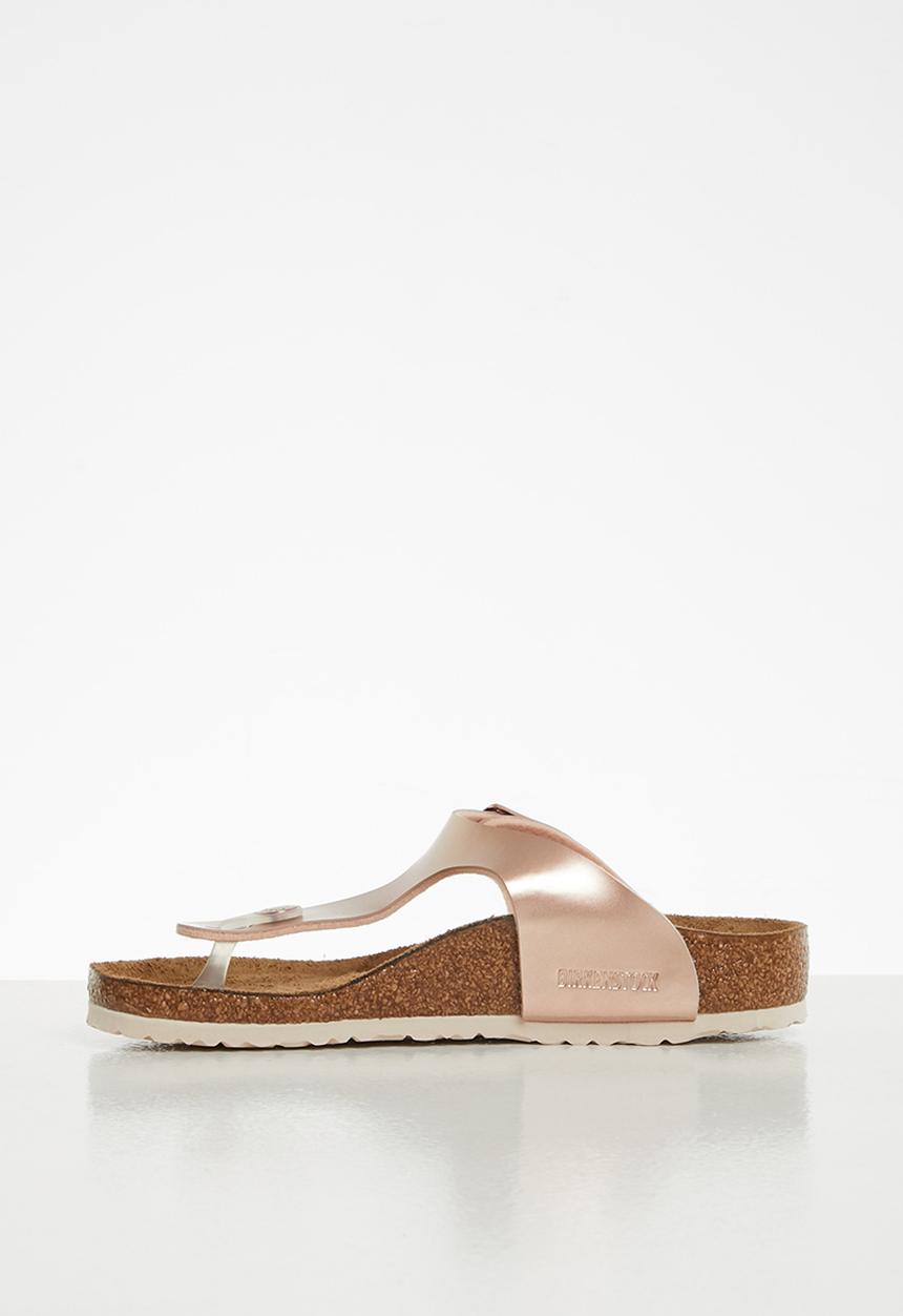 Birkenstock - Gizeh kids birko-flor - electric metallic copper