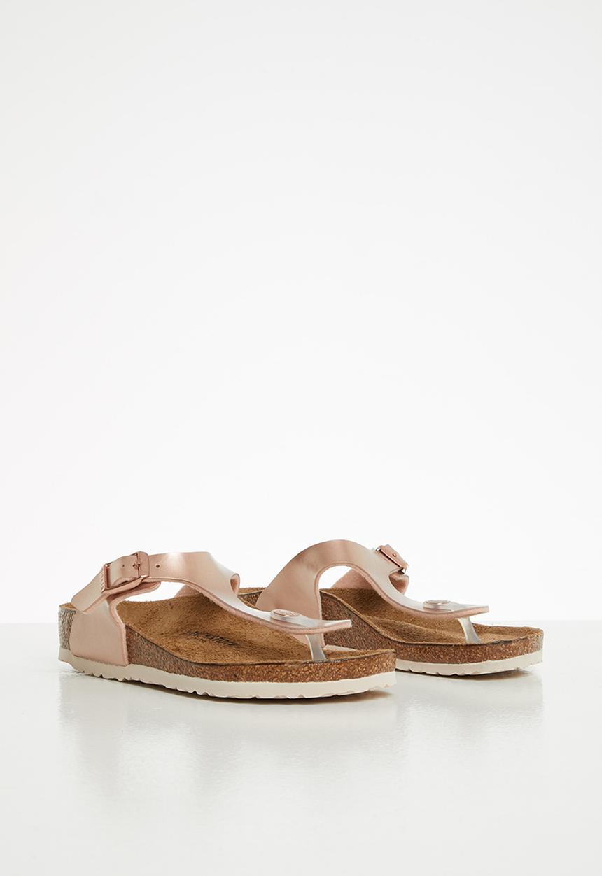 Birkenstock - Gizeh kids birko-flor - electric metallic copper
