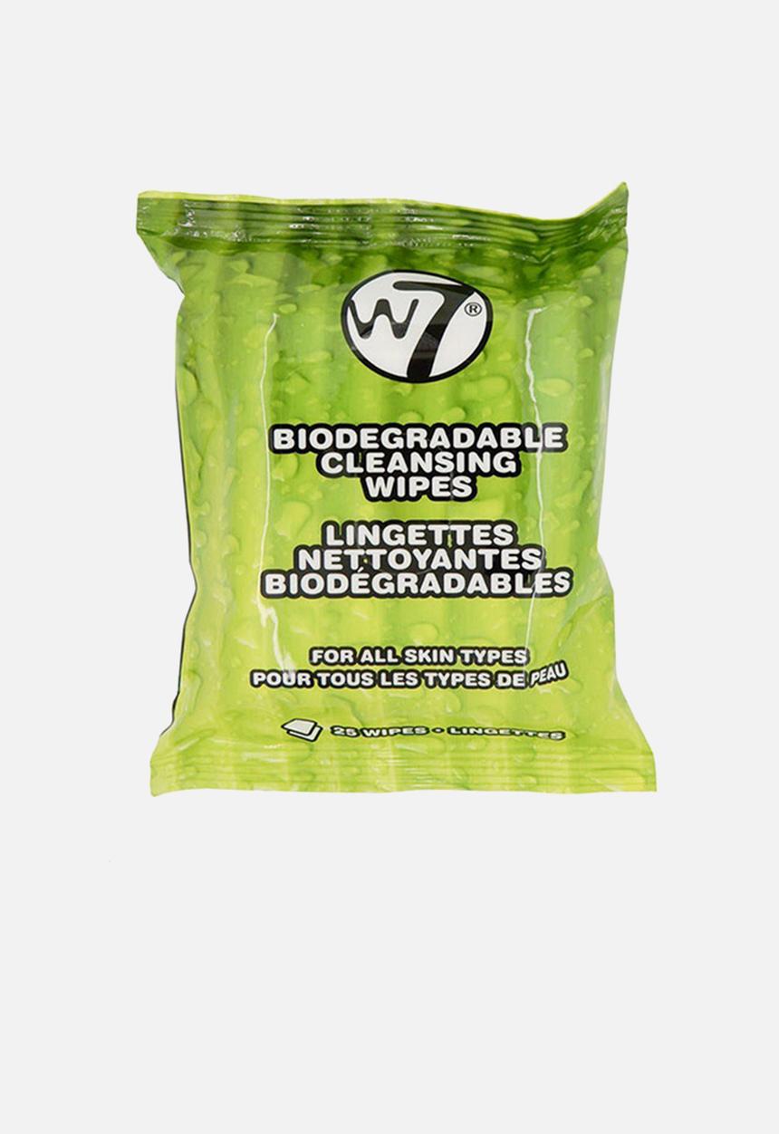 W7 Cosmetics - Biodegradable Cleansing Wipes - Set of 2 Packs