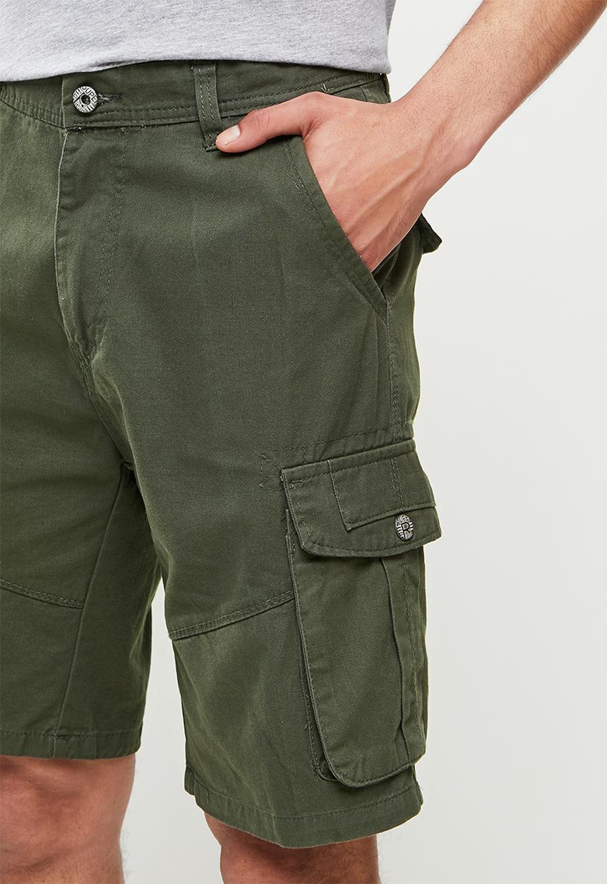 basicthread - Cargo shorts - green