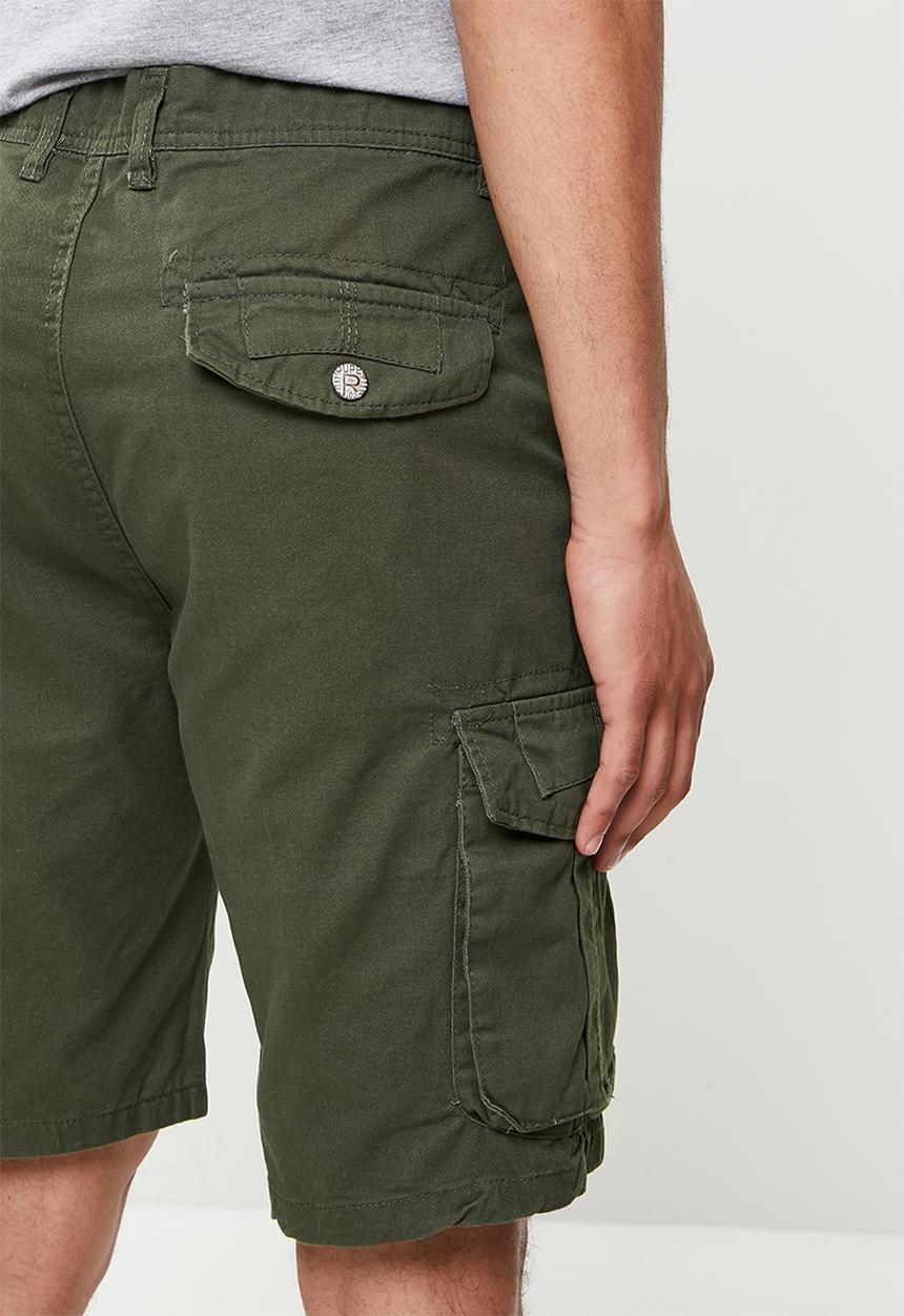 basicthread - Cargo shorts - green