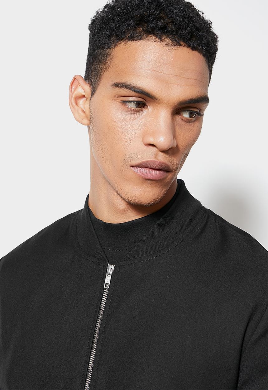Superbalist - Formal bomber jacket - black