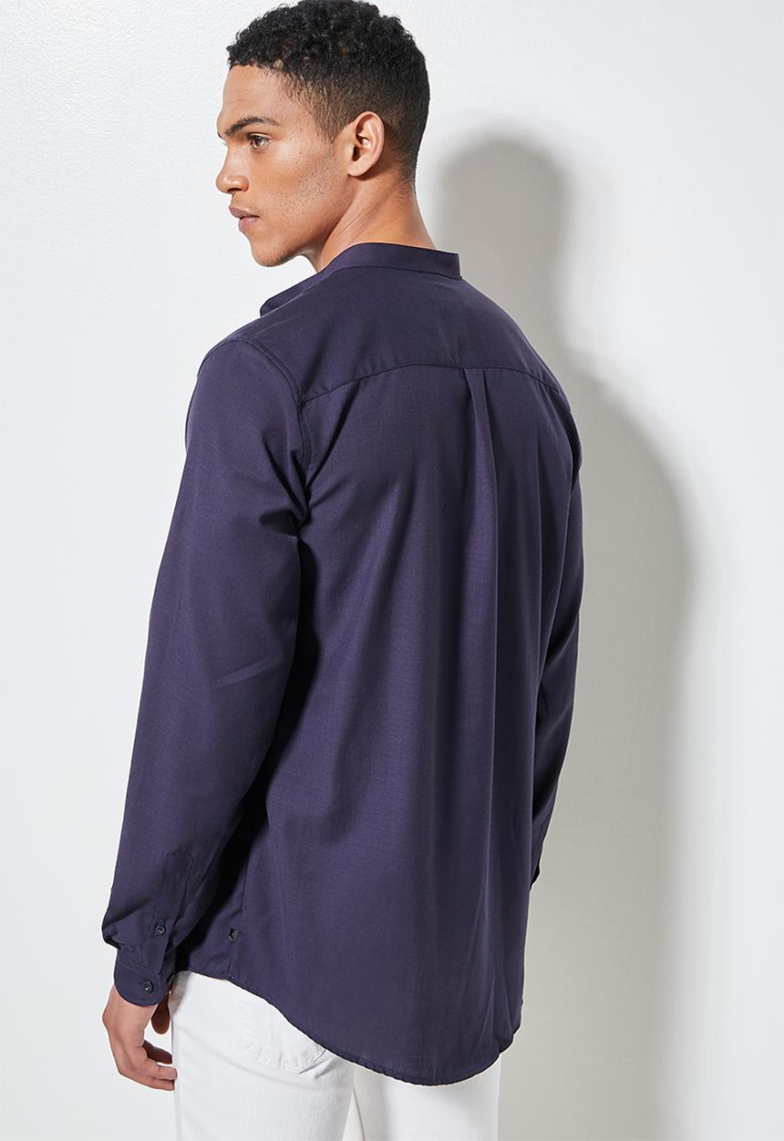Superbalist - Lee regular fit long sleeve tunic - navy