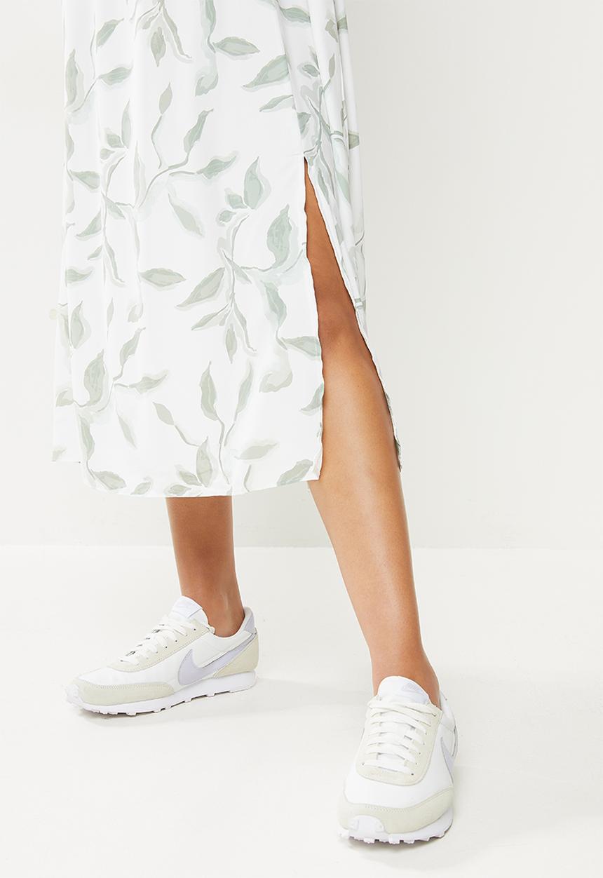 Glamorous - Floral dress - white & sage 