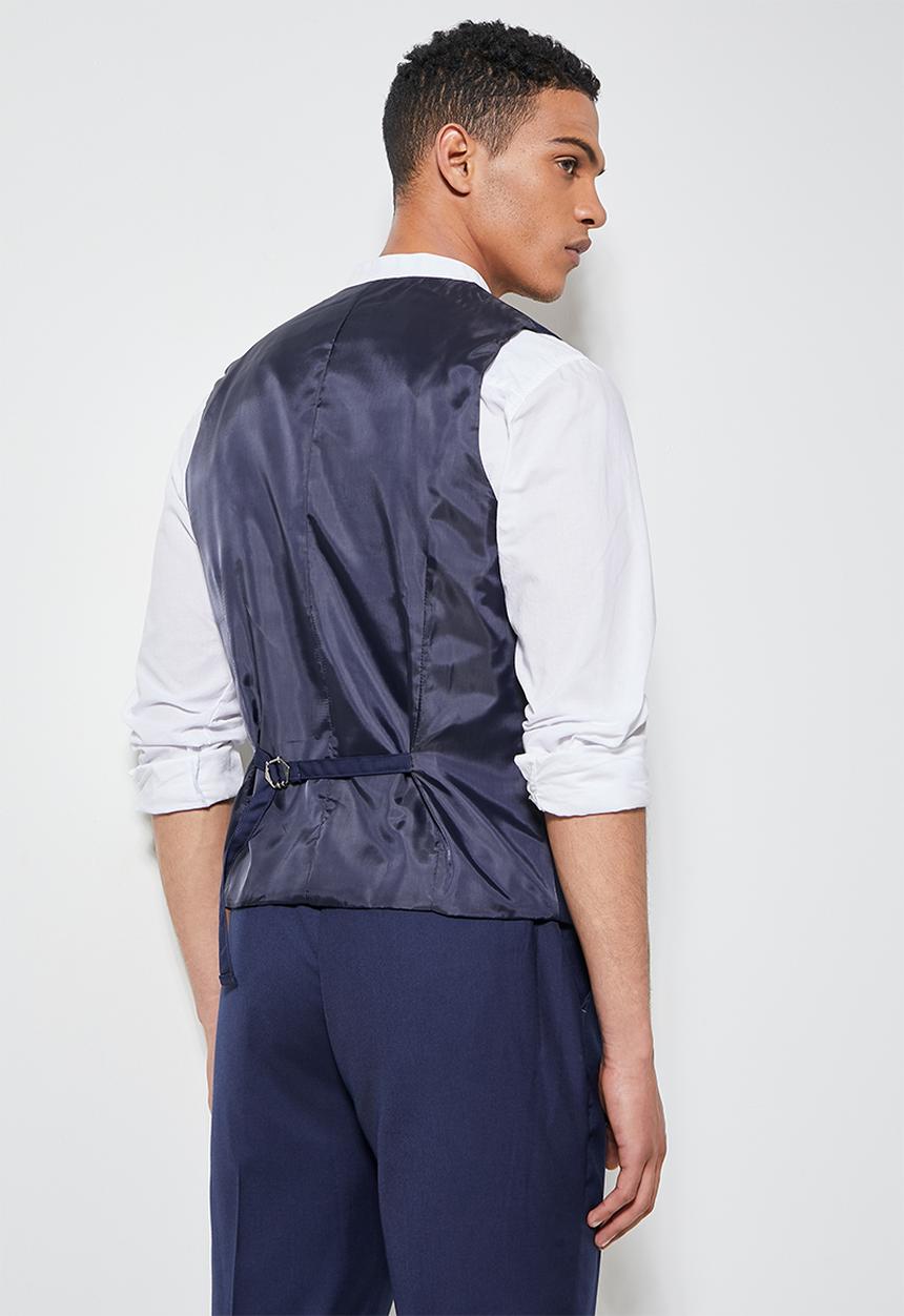 Superbalist - Core slim fit waistcoat - navy