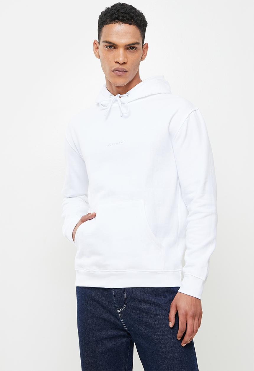 Jonathan D - Drake oversized fit hoodie - white