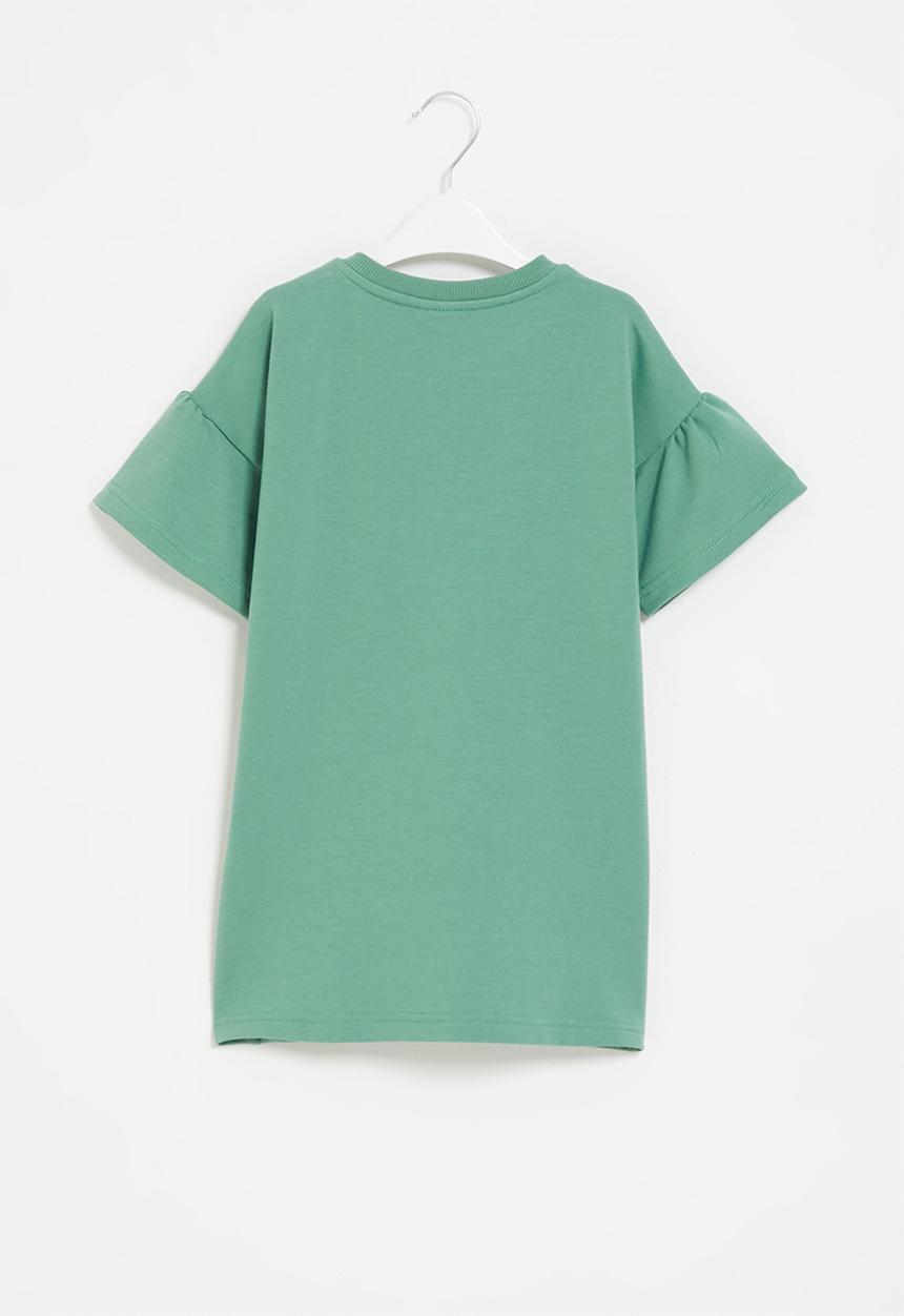 Pop Candy - Fleece dress - olive