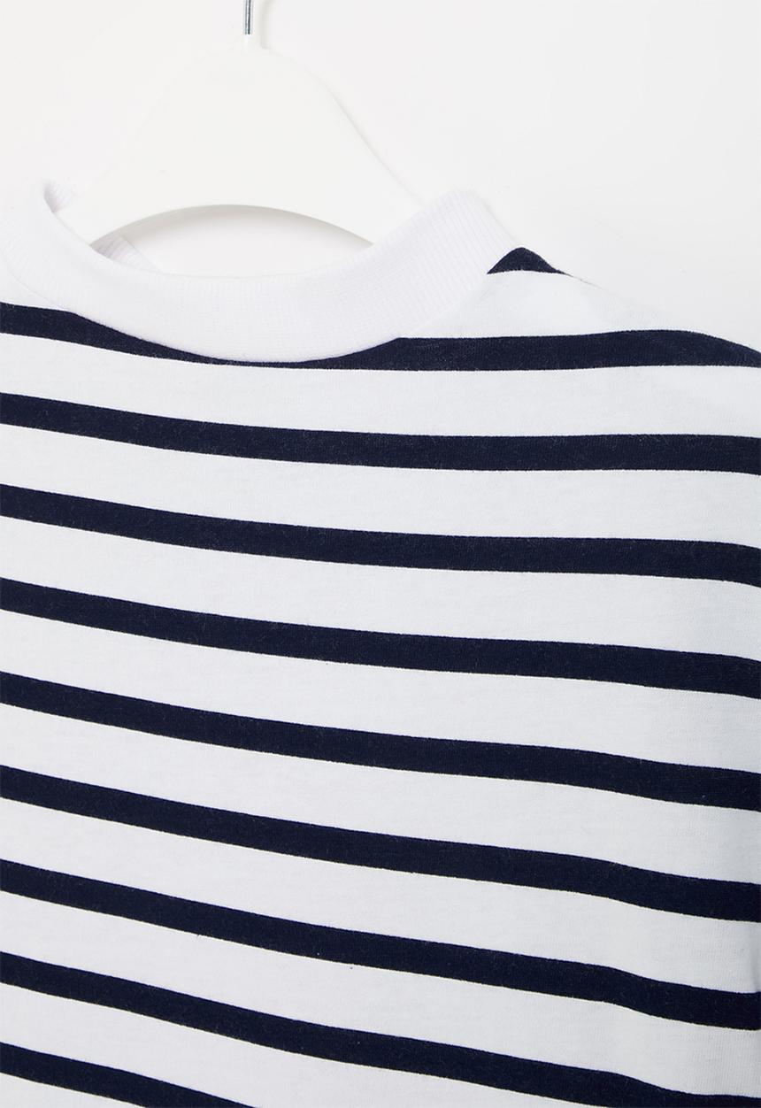 Superbalist - Striped babydoll dress - navy & white