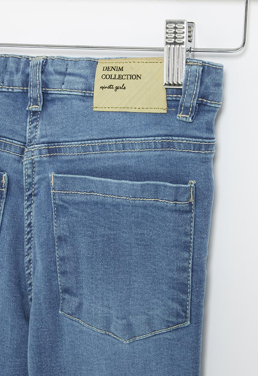 MINOTI - Girls basic regular denim jean - mid blue