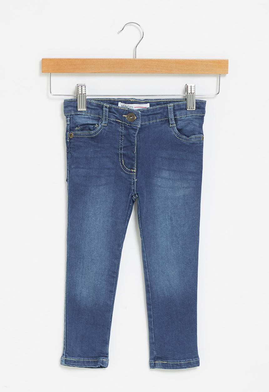 MINOTI - Girls basic regular jean - true blue