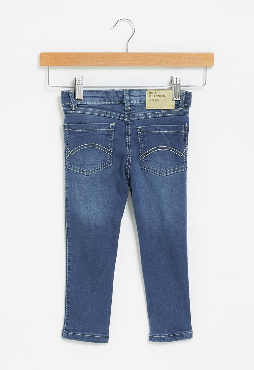 MINOTI - Girls basic regular jean - true blue