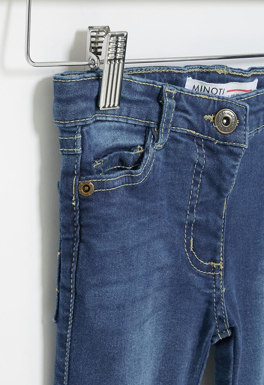 MINOTI - Girls basic regular jean - true blue