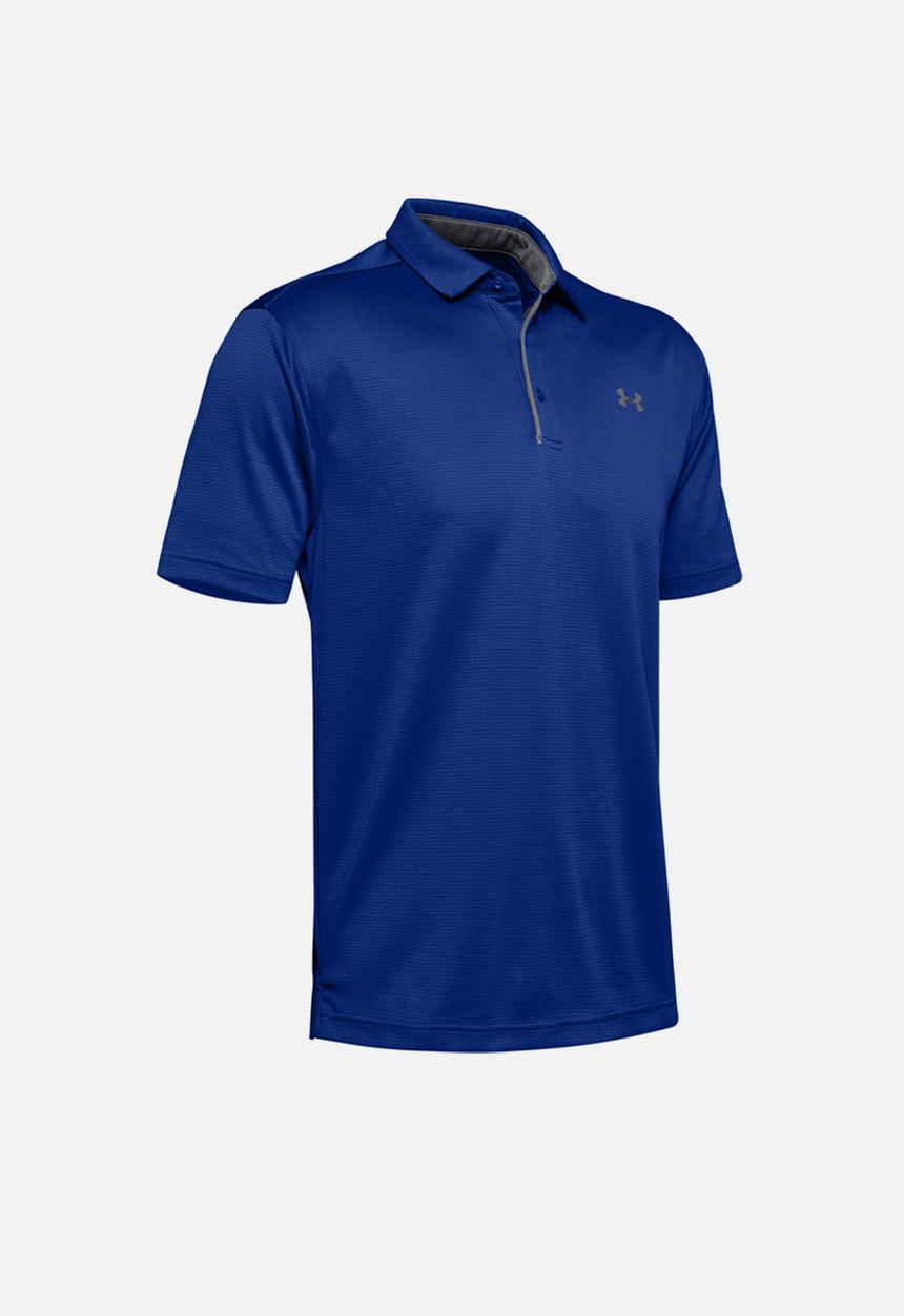Under Armour - Tech polo - mid blue
