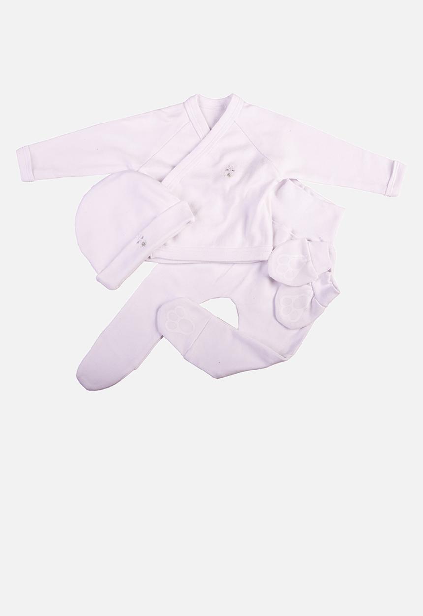 Little Lumps - Bunny layette set - white