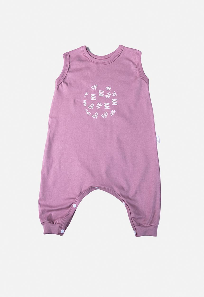Little Lumps - Slouch romper - dusty pink