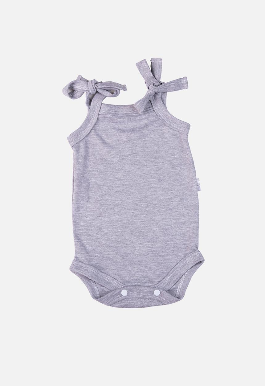 Little Lumps - Strappy onesie - grey