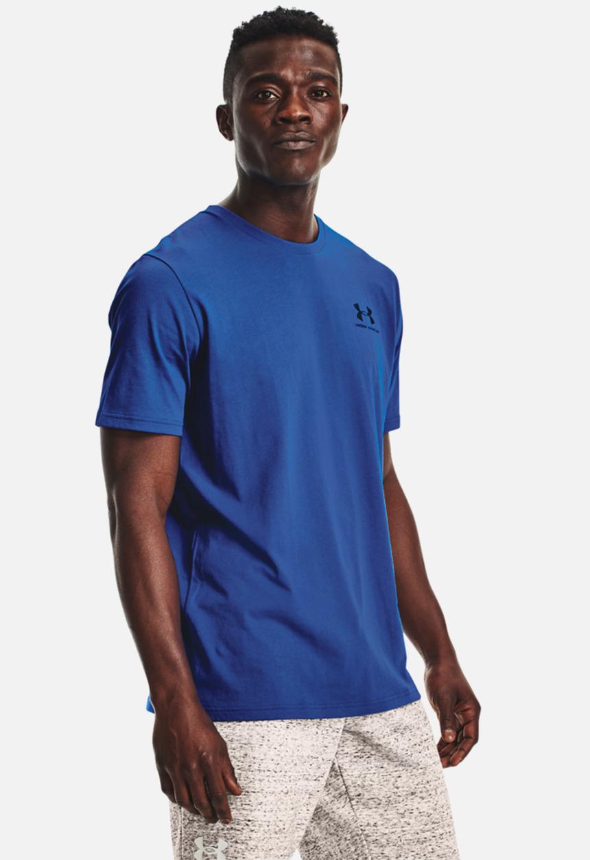 Under Armour - UA sportstyle left chest short sleeve tee - mid-blue