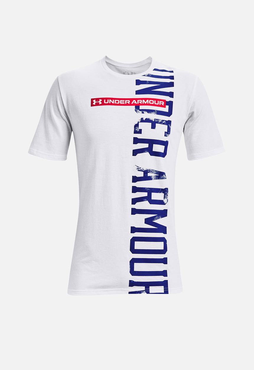 Under Armour - Ua vertical signature  ss - white