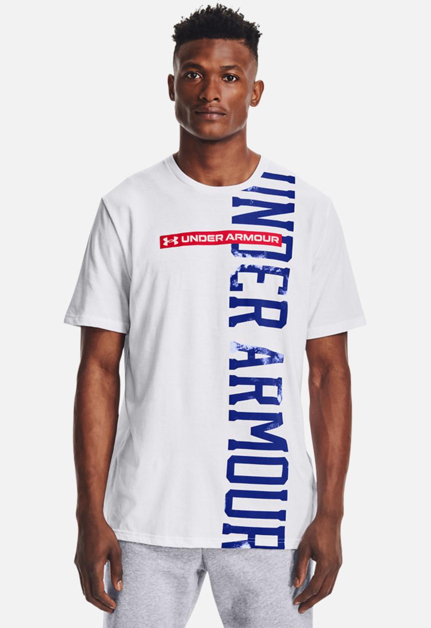 Under Armour - Ua vertical signature  ss - white