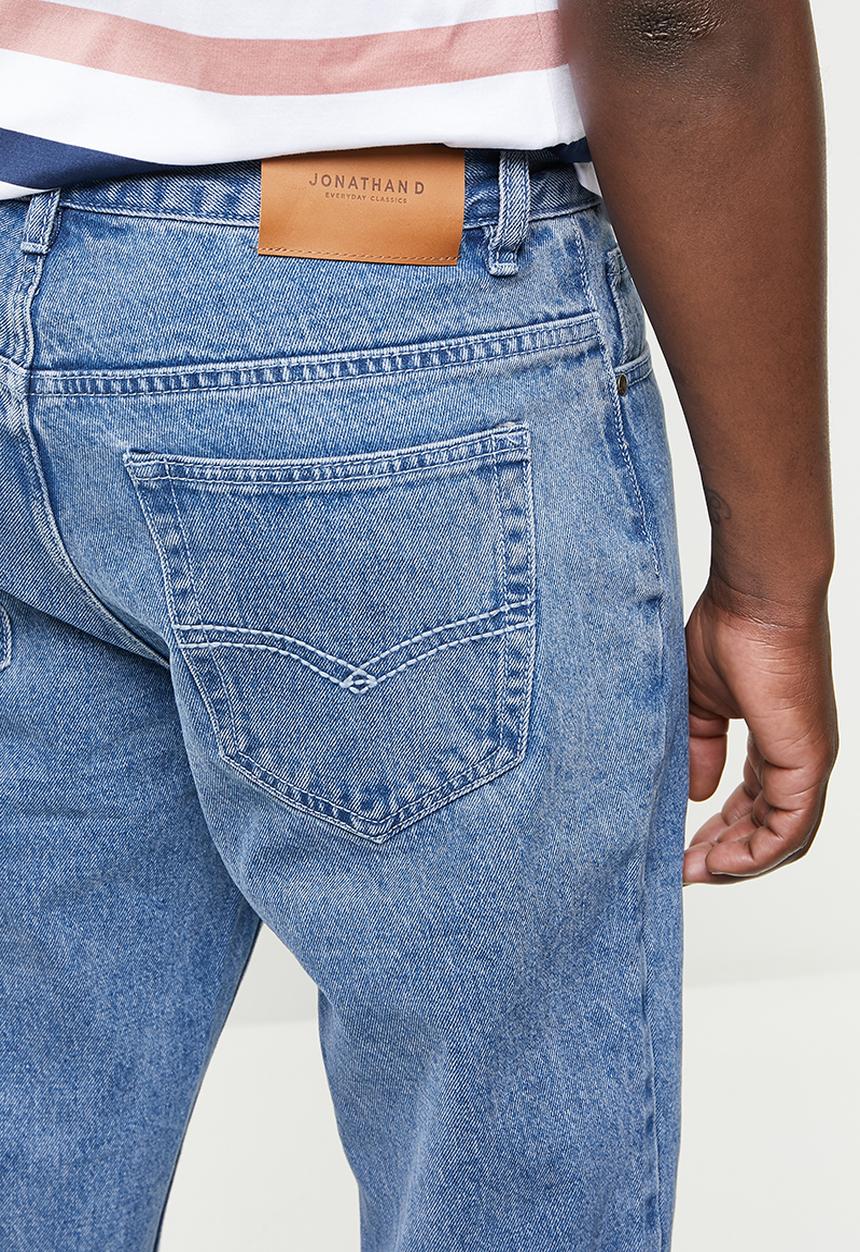 Jonathan D - Tyler relaxed straight leg jeans - ocean