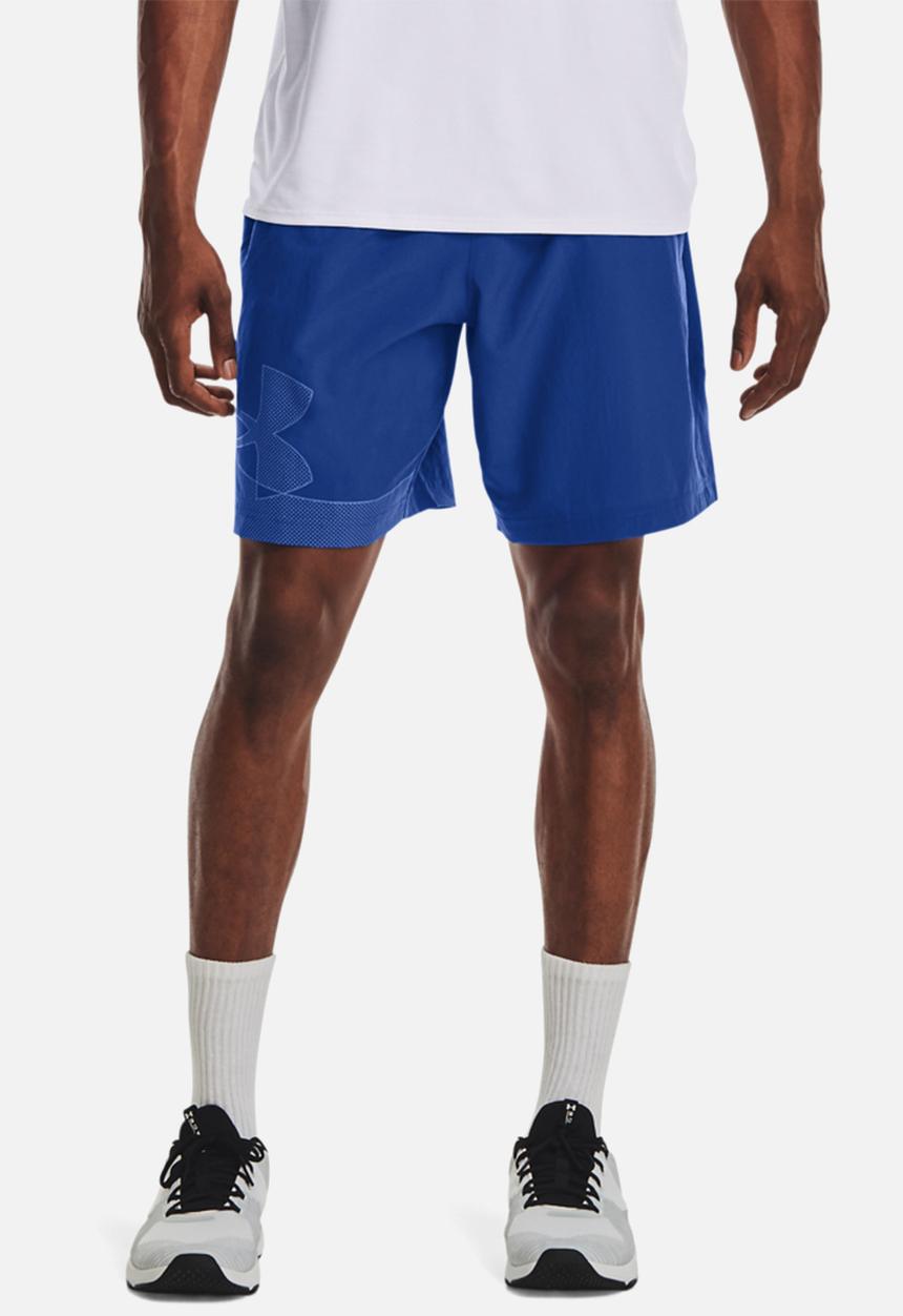 Under Armour - UA woven graphic short - mid blue