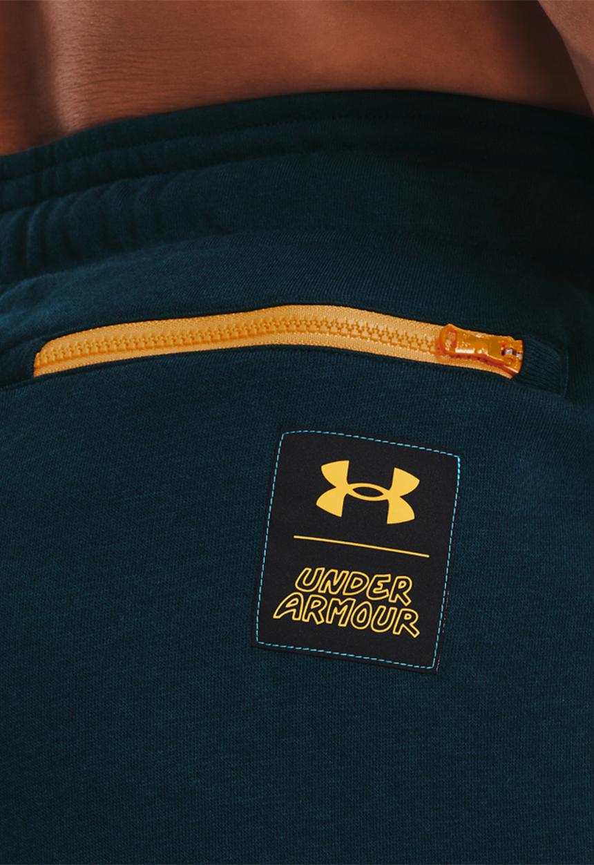 Under Armour - Ua rival terry scribble shorts - mid blue