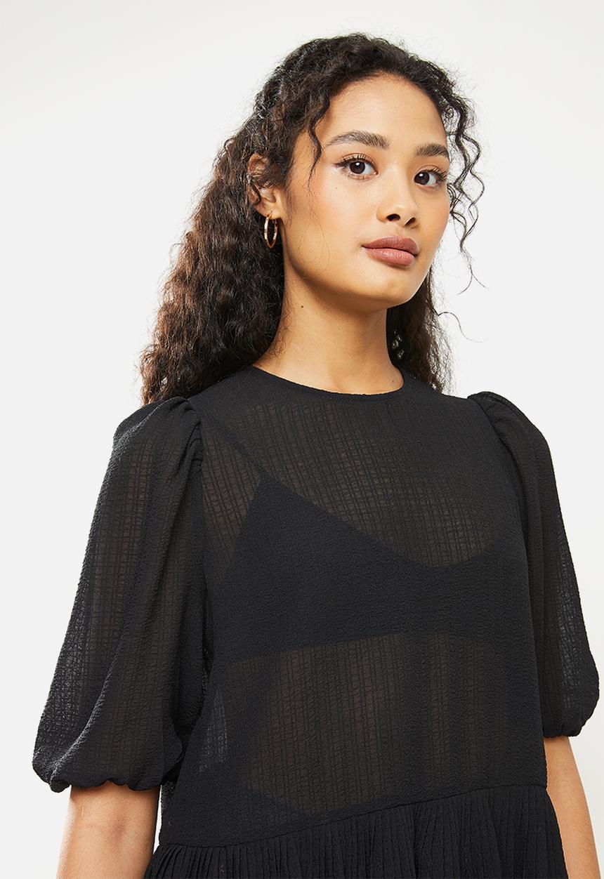 Vero Moda - Else 2/4 top - black