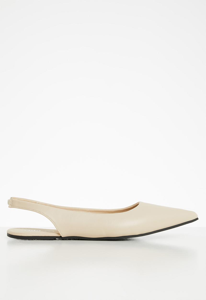Cotton On - Essential lenni slingback point - stone